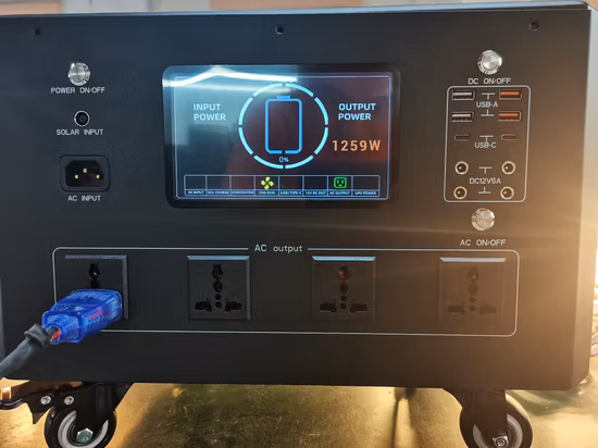 central eléctrica portátil recargable de la fuente de alimentación al aire libre de 40000mAh 500W