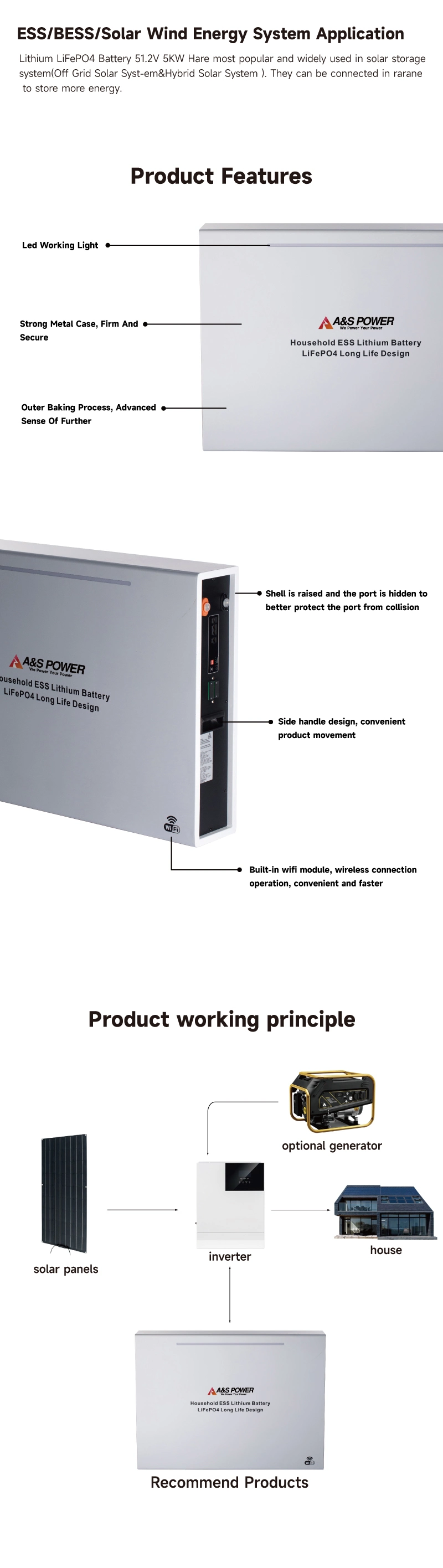 500kwh 200kwh off Grid Lithium Battery for Solar Energy Storage Battery Systems Utility Energy Storage Bess Container