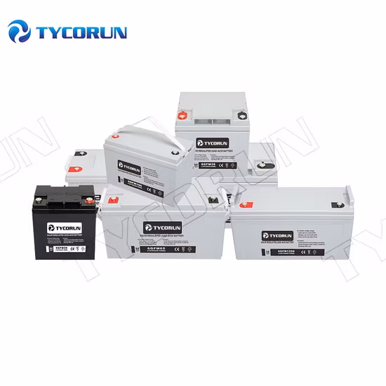 Sunshine/Ritar Rechargeable VRLA Lead Acid 12V 28ah 50ah 100ah 150ah 200ah 250ah 300ah Lead Crystal Solar Battery