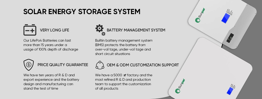 Solar Power Storage Battery Bess Solar Battery Energy Storage System 48V150ah Bank Lithium Storage Battery for Solar